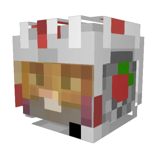 IggyPennyIX Minecraft avatar head, 3D render