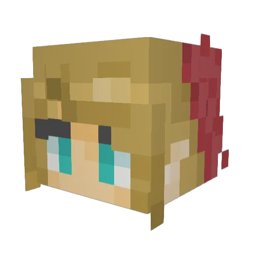 Ighero94 Minecraft avatar head, 3D render