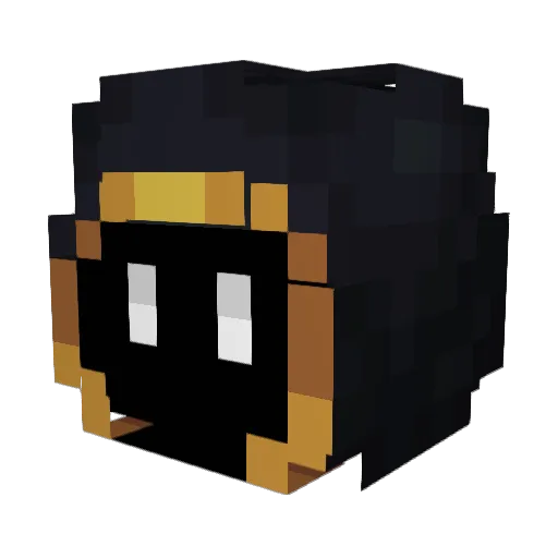 Igi0Figi Minecraft avatar head, 3D render