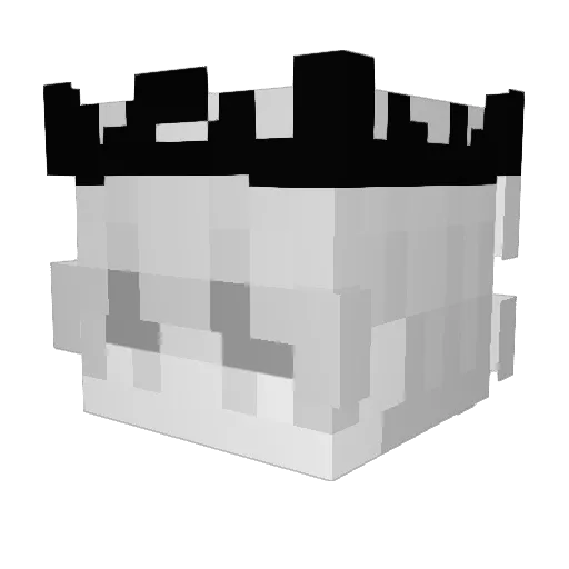 Igipower Minecraft avatar head, 3D render