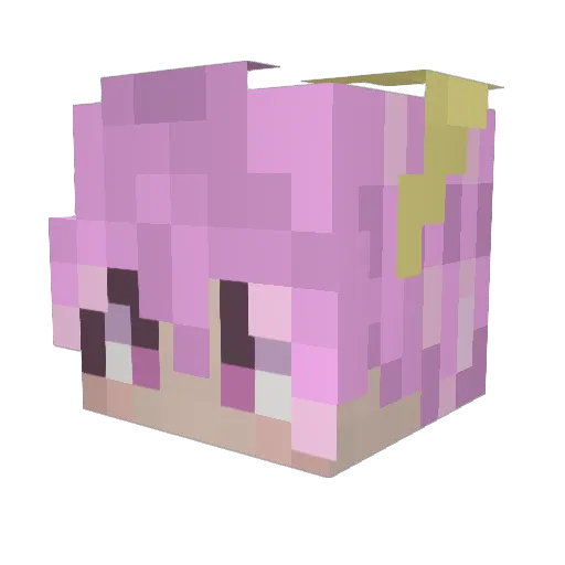 Igjade2 Minecraft avatar head, 3D render