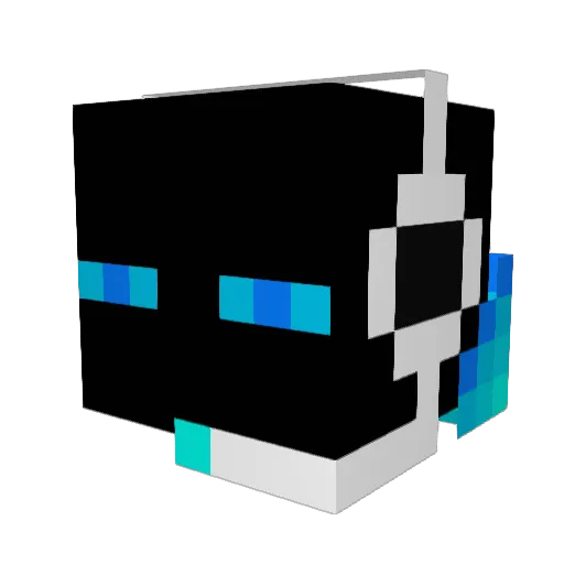 Ign1te19 Minecraft avatar head, 3D render