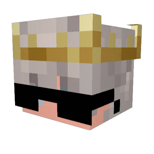 IgnLeandrox Minecraft avatar head, 3D render