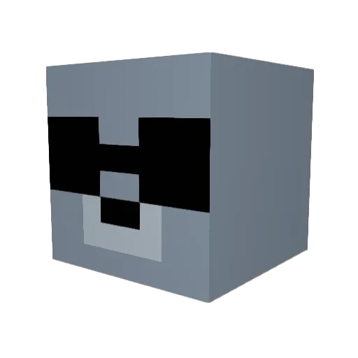 Ignac64 Minecraft avatar head, 3D render