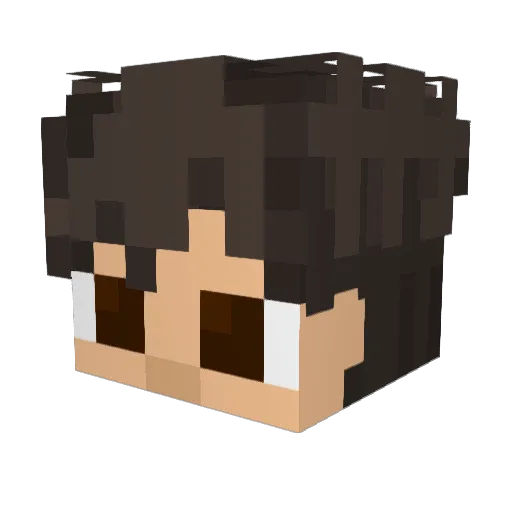 Ignacioooooo Minecraft avatar head, 3D render