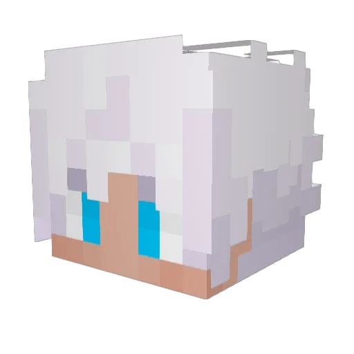 Ignasco Minecraft avatar head, 3D render