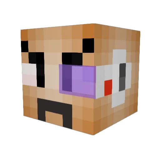 Ignignokt420 Minecraft avatar head, 3D render
