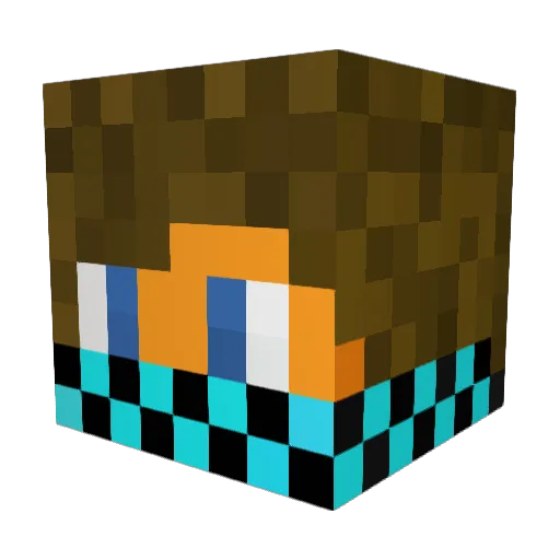 Ignis007 Minecraft avatar head, 3D render