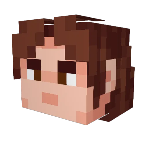 Ignis_frame Minecraft avatar head, 3D render