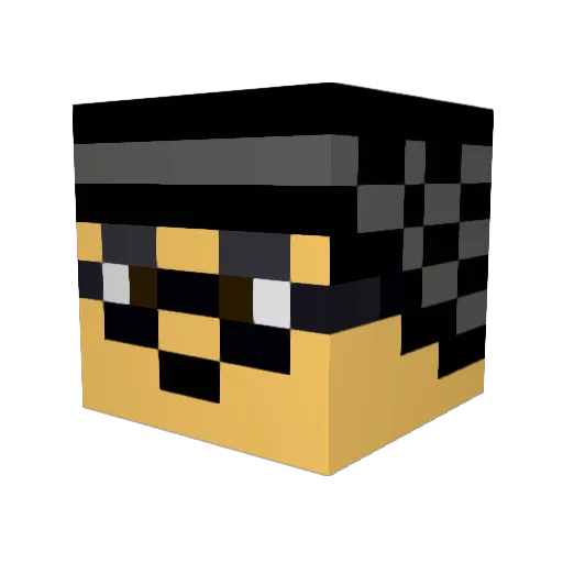 Ignition_Gaming Minecraft avatar head, 3D render