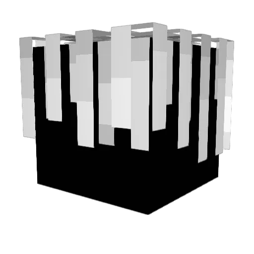 Ignkz Minecraft avatar head, 3D render