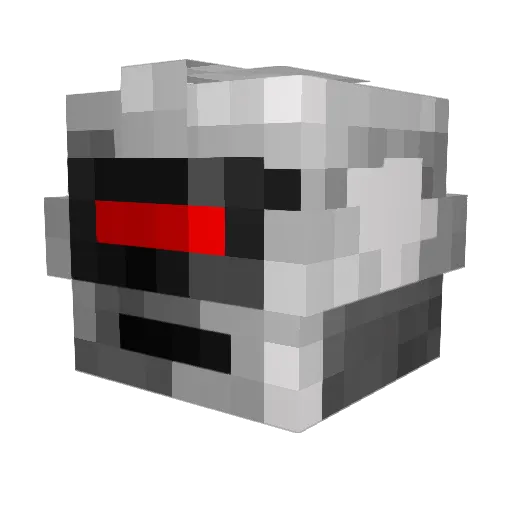 Igno Minecraft avatar head, 3D render