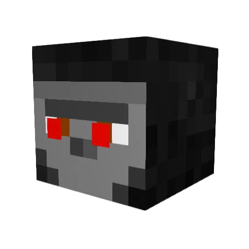 IgnoranceIsFear Minecraft avatar head, 3D render