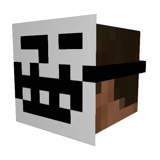 Igo1r Minecraft avatar head, 3D render