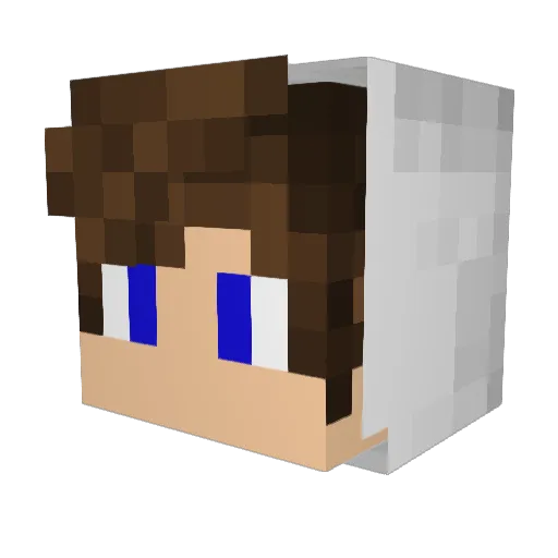 Igor152 Minecraft avatar head, 3D render