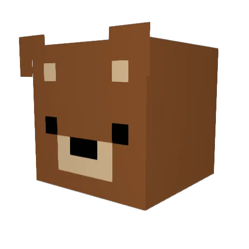 Igor1892 Minecraft avatar head, 3D render
