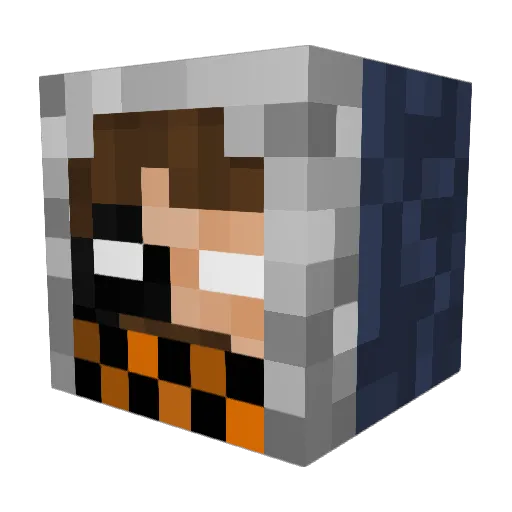 Igor87_ Minecraft avatar head, 3D render