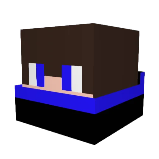 Igor923 Minecraft avatar head, 3D render