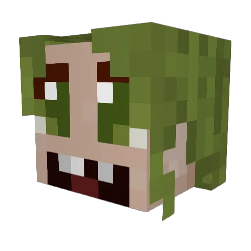 IgorTaxiranger Minecraft avatar head, 3D render