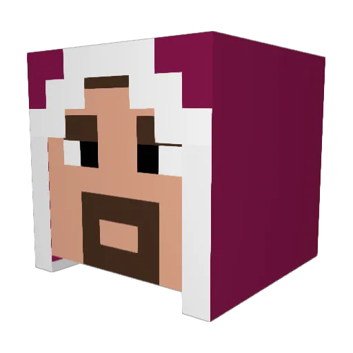 Igor_Chan Minecraft avatar head, 3D render