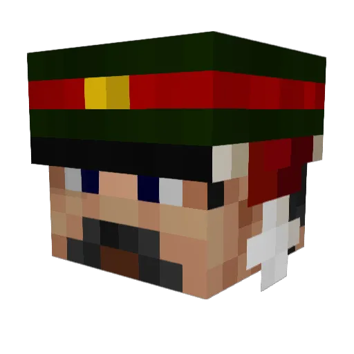 Igor_niko Minecraft avatar head, 3D render