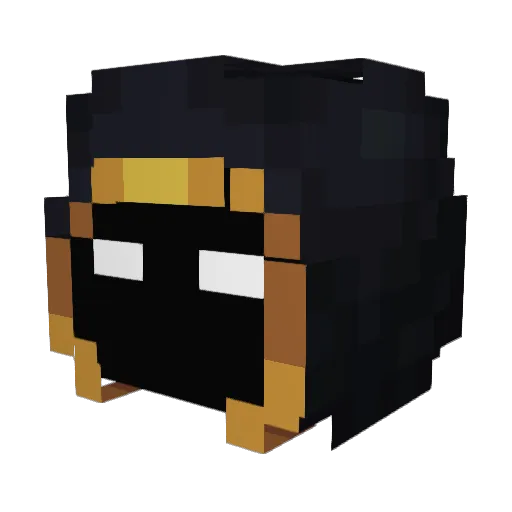 IgorekPL Minecraft avatar head, 3D render