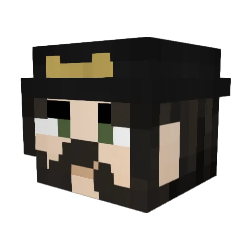 Igorenk0 Minecraft avatar head, 3D render