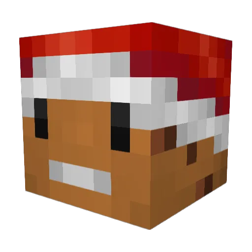 Igoritus Minecraft avatar head, 3D render