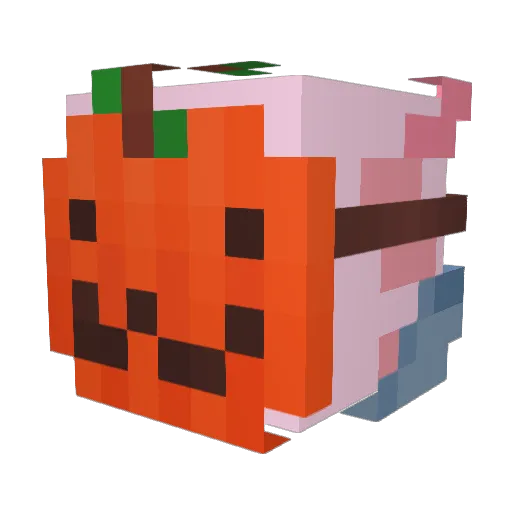 Igorius83 Minecraft avatar head, 3D render