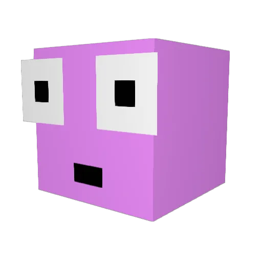 IgotLuck Minecraft avatar head, 3D render