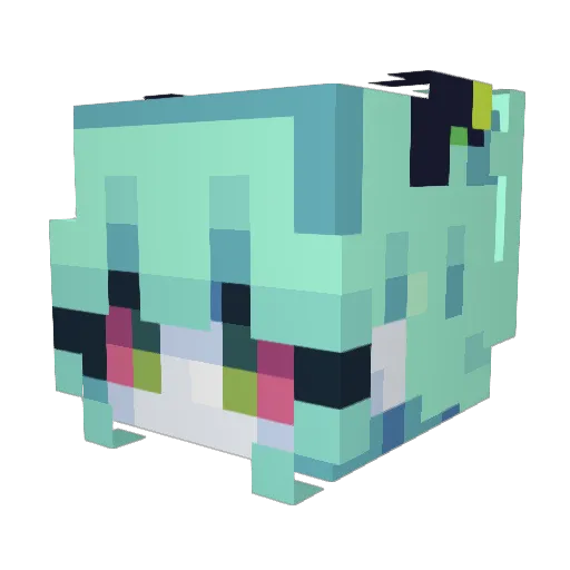 IgotNoJams Minecraft avatar head, 3D render
