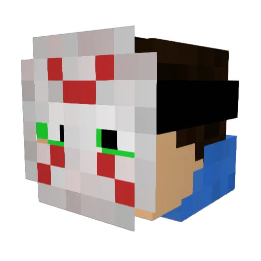 Igottold10 Minecraft avatar head, 3D render