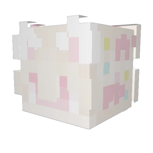 IgunxDDDD Minecraft avatar head, 3D render
