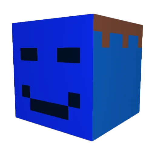 IgyMan Minecraft avatar head, 3D render