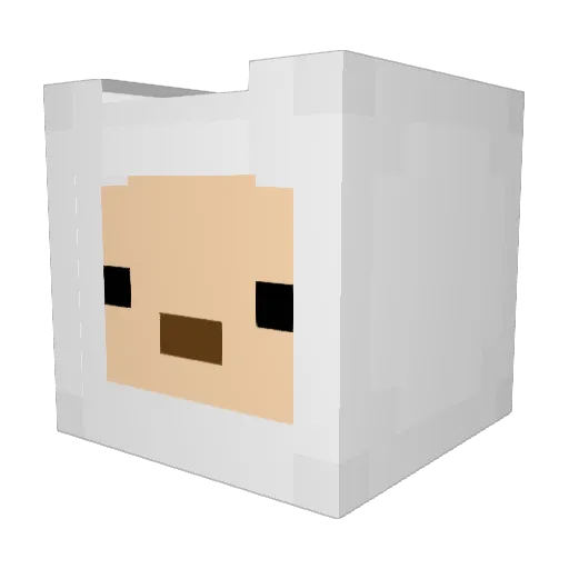 Ih7tm Minecraft avatar head, 3D render