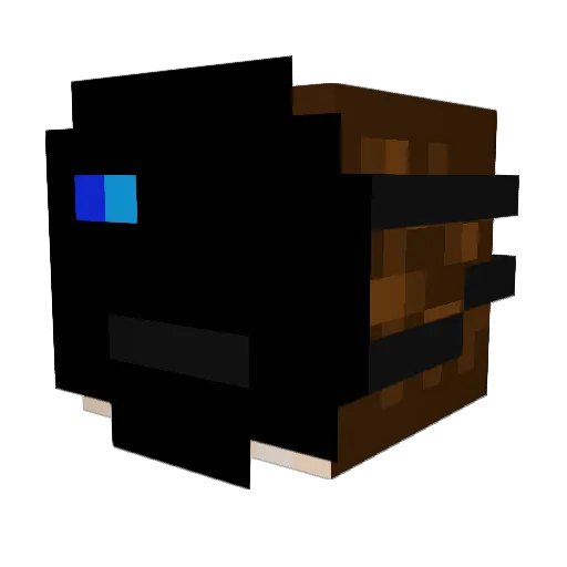 Ihaaman Minecraft avatar head, 3D render