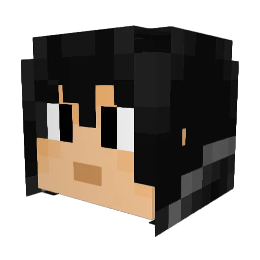 IhanMaster Minecraft avatar head, 3D render