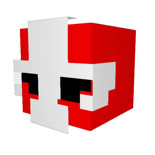 Ihascaek Minecraft avatar head, 3D render