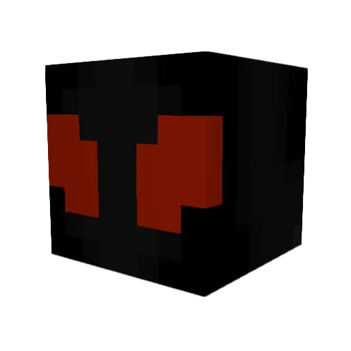 Ihasz Minecraft avatar head, 3D render
