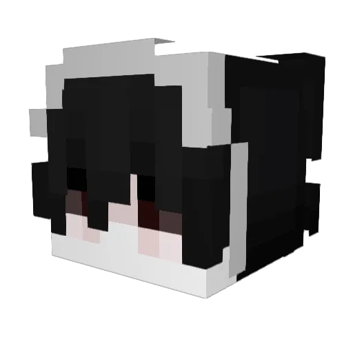 Ihateeyou Minecraft avatar head, 3D render