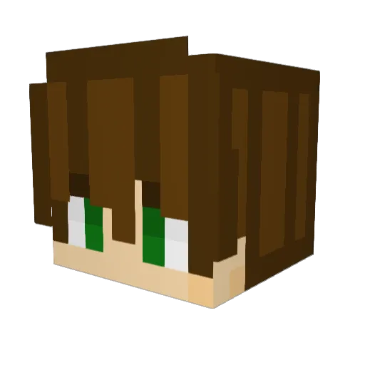 IhaveAbunny Minecraft avatar head, 3D render