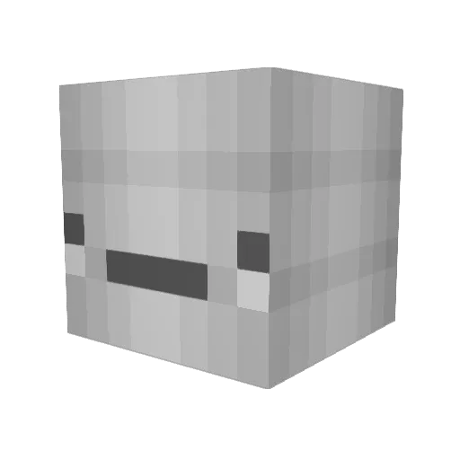 IhaveThreadworms Minecraft avatar head, 3D render