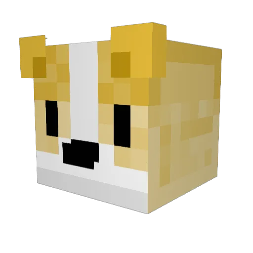 Ihavenicef33t Minecraft avatar head, 3D render