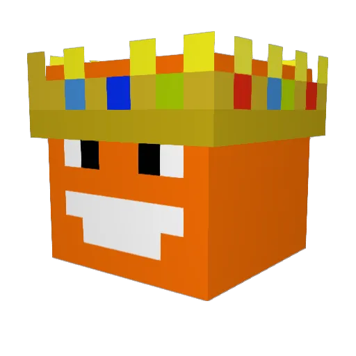 IheartDostoevsky Minecraft avatar head, 3D render