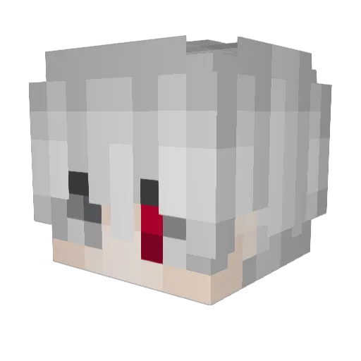 Iheartmango Minecraft avatar head, 3D render