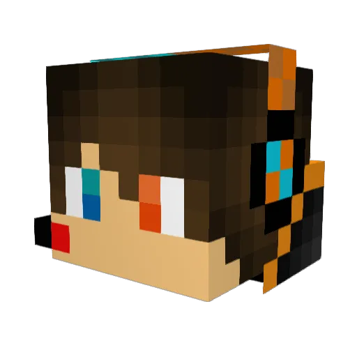 Iheb2009 Minecraft avatar head, 3D render