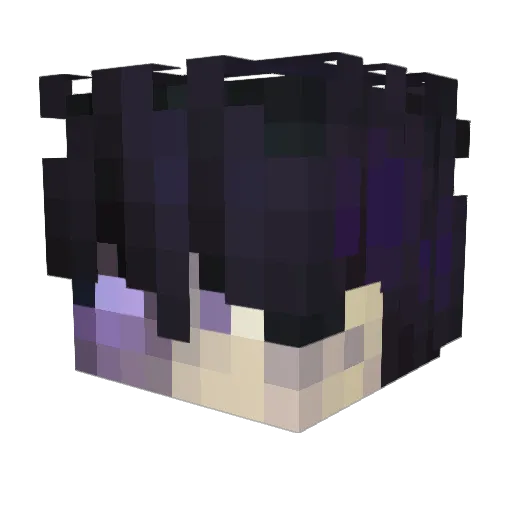 IherEak Minecraft avatar head, 3D render