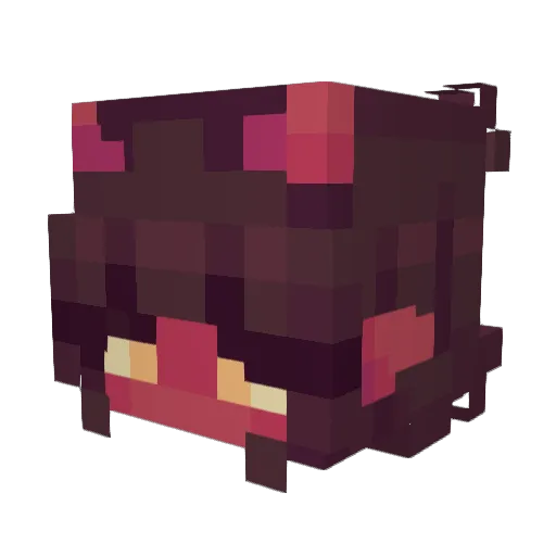 Ihimie Minecraft avatar head, 3D render