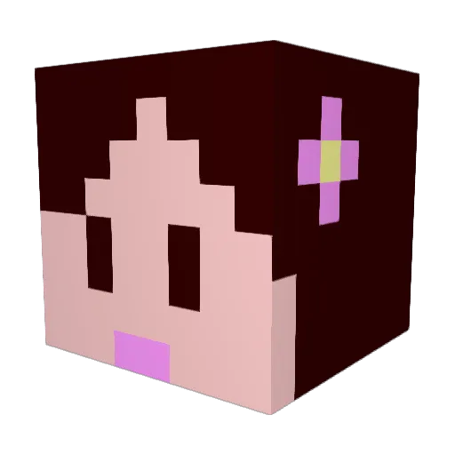 Ihnoe Minecraft avatar head, 3D render