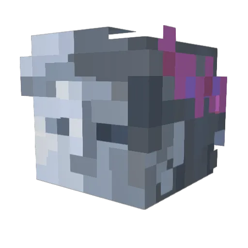 IhrtOceanMan Minecraft avatar head, 3D render